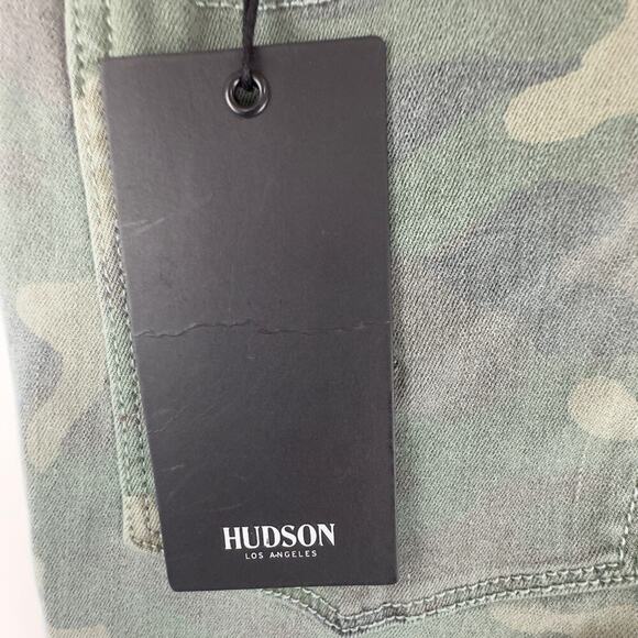 HUDSON BARBARA SUPER SKINNY ANKLE JEANS IN CAMO PRINT NWT WOMEN'S SIZE 26 - Picture 14 of 15